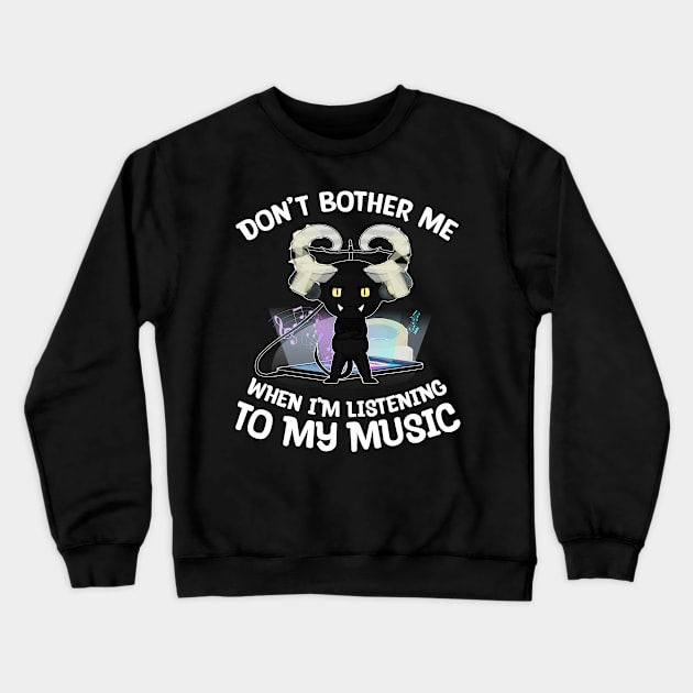 Headphones Imp Crewneck Sweatshirt by DoctorBadguy